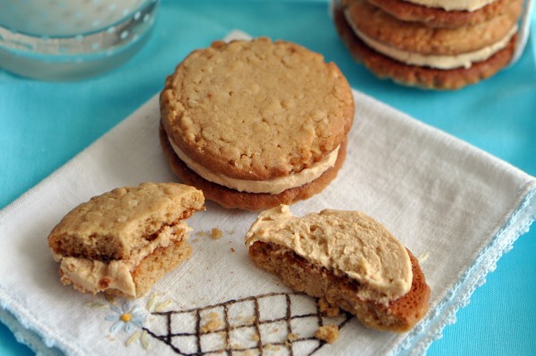 "Break open a peanut butter sandwich cookie and begin with the creamy filling."