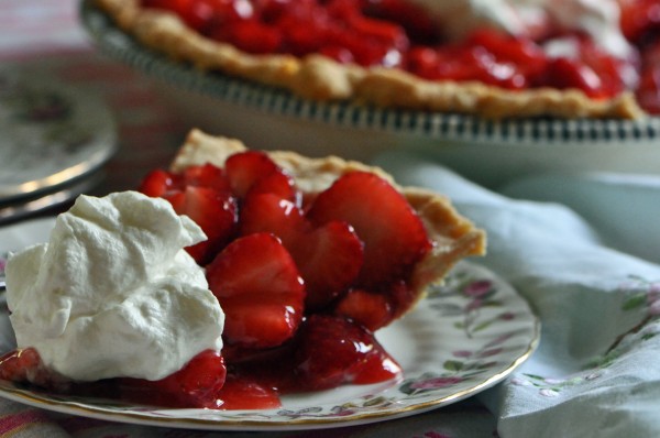 "A slice of Strawberry Glazed Pie"