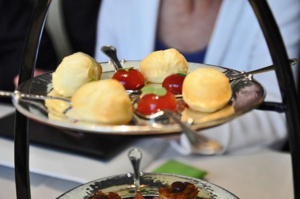 "Canapés served at Cyrus Restaurant, Healdsburg, CA"