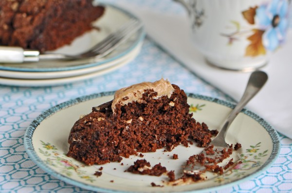 "Double Chocolate Scones with Cinnamon Butter"