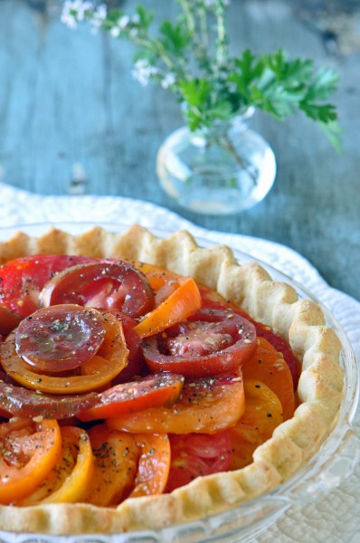 "Heirloom Tomato Pie Recipe"