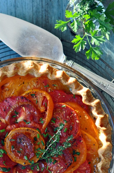 "Heirloom Tomato Pie Recipe"