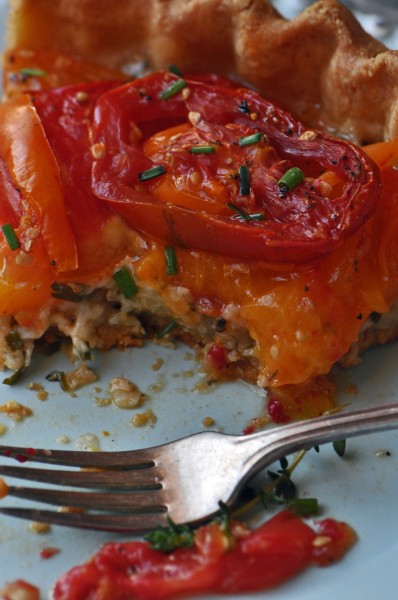 "Heirloom Tomato Pie Recipe"