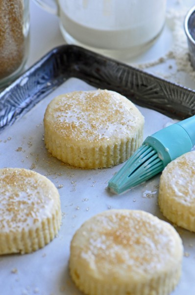 "Nectarine Blueberry Cornmeal Shortcakes Recipe"