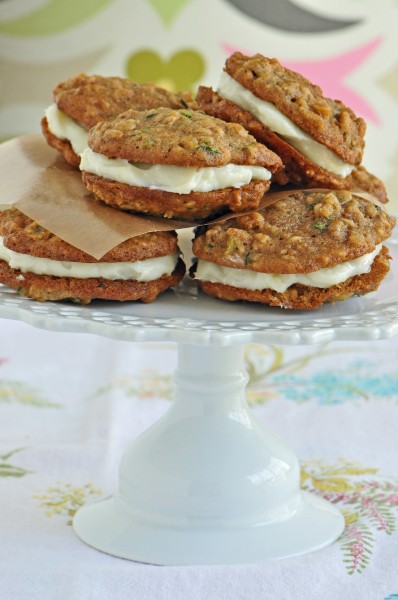 "Zucchini Bread Sandwich Cookies"