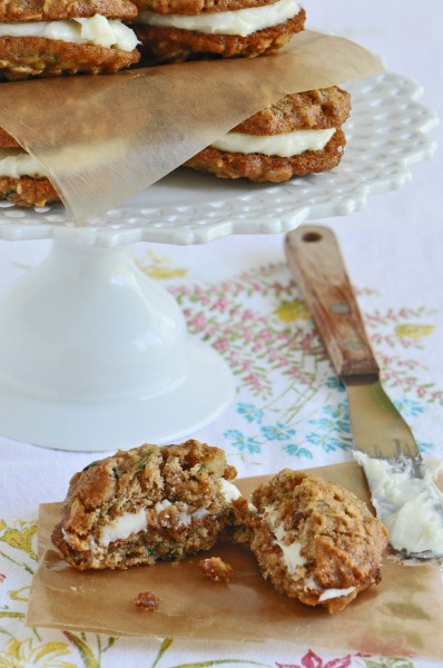 "Zucchini Bread Sandwich Cookies"