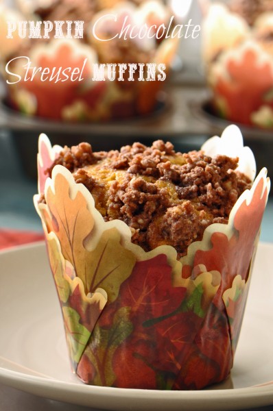 Pumpkin Chocolate Streusel Muffins Recipe
