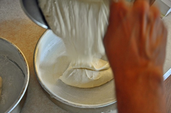 "Yellow Birthday Cake with Caramel Frosting Recipe"