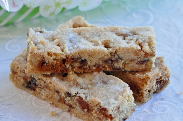 "Butter-Toffee Crunch Shortbread Cookie Recipe"