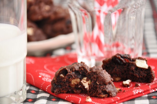 "Chocolate Cherry Jumbles Cookie Recipe"