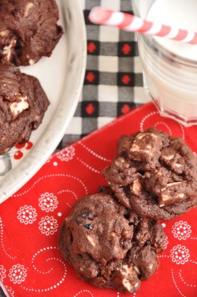 "Chocolate Cherry Jumbles Cookie Recipe"