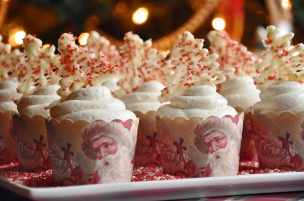 "Spiced Rum Chocolate Cupcakes with Spiced Rum Buttercream"