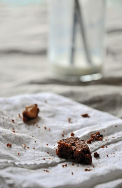 Cocoa Nib Chocolate Cookies with White Chocolate and Fleur de Sel Recipe