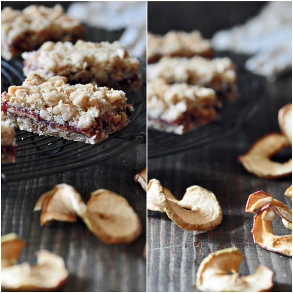 Dried Apple and Raspberry Oat Bars Recipe