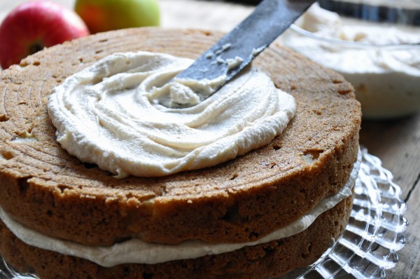 Apple Cake with Brown Butter Buttermilk Frosting