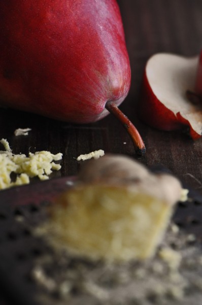 Ginger Spiced Upside-Down Pear Cake Recipe