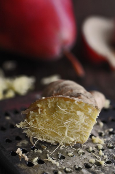 Ginger Spiced Upside-Down Pear Cake Recipe