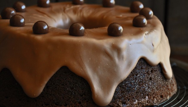 Chocolate Malt Cake with Malted Milk Frosting Recipe