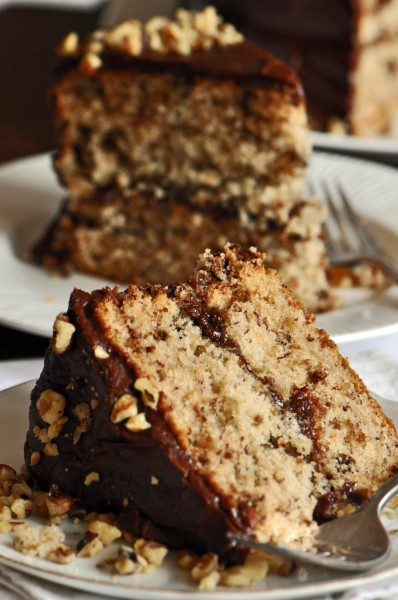 Buttermilk Banana Cake w Coffee-Chocolate Frosting Recipe