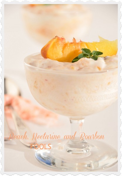 Peach, Nectarine, and Bourbon Fools Recipe