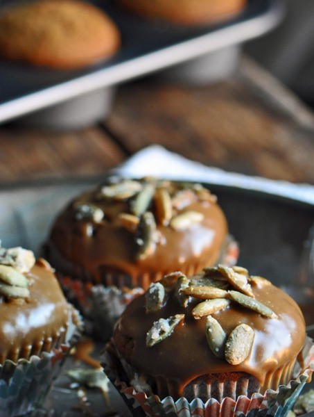 Pumpkin Latte Muffins with Espresso Glaze Recipe