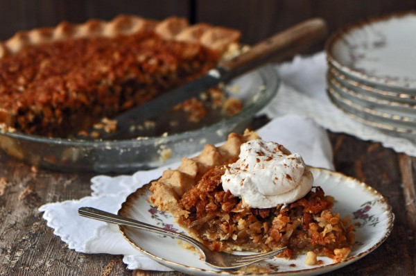 Maple Oatmeal Walnut Pie Recipe