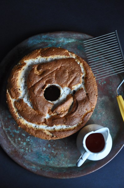 Blood Orange Chocolate Chip Angel Food Cake Recipe