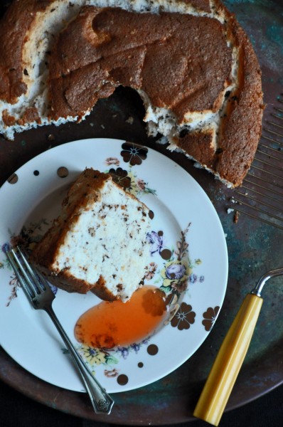 Blood Orange Chocolate Chip Angel Food Cake Recipe