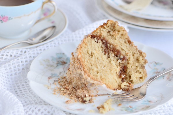 Glazed Streusel Coffee Cake Recipe