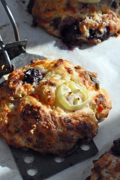 Jalapeno Cheddar Blackberry Scones Recipe