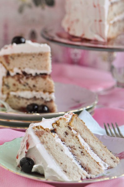 Candy Cherry Cake with Cherry Buttercream Recipe