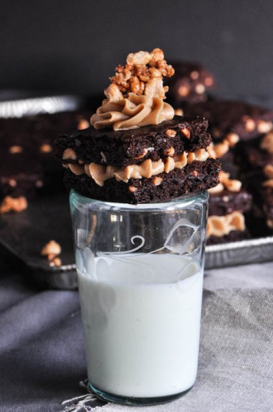 Peanut Butter Brownie Sandwiches Recipe