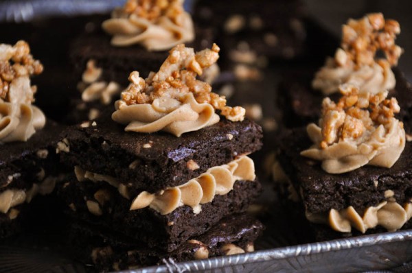 Peanut Butter Brownie Sandwiches Recipe