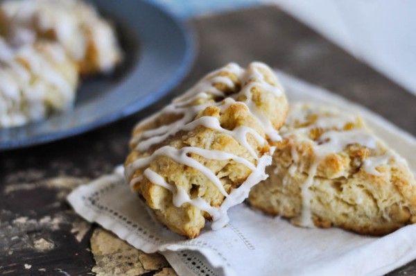 Vanilla Pear Jam Filled Scones Recipe