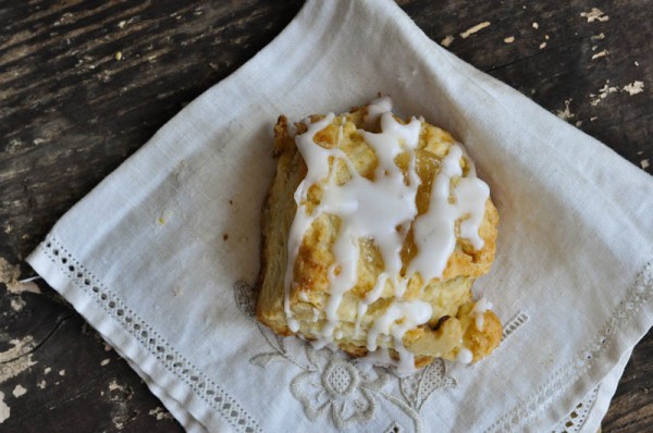 Vanilla Pear Jam Filled Scones Recipe