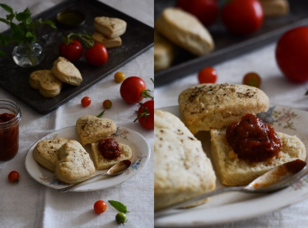 Duck Fat Biscuits with Spicy Tomato Jam Recipe