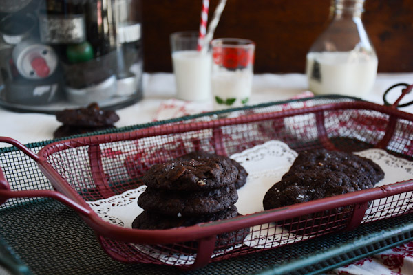 Chocolate Salted Caramel Turtle Cookies Recipe