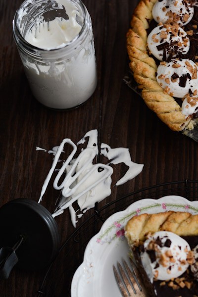 Goat's Milk Chocolate Toffee Cream Pie Recipe