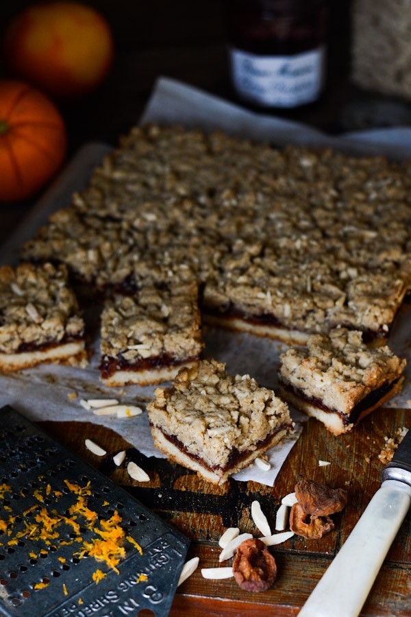 Apricot Cherry Crumb Bars Recipe