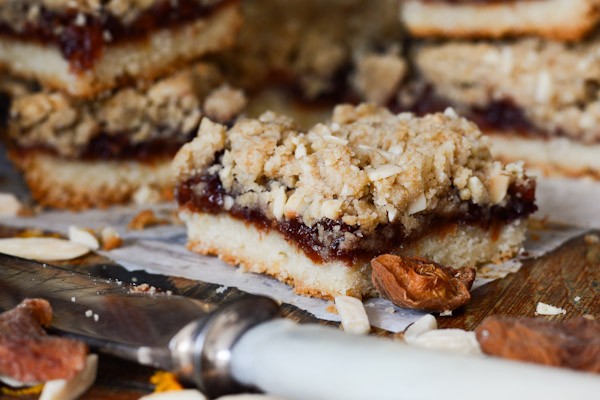 Apricot Cherry Crumb Bars Recipe