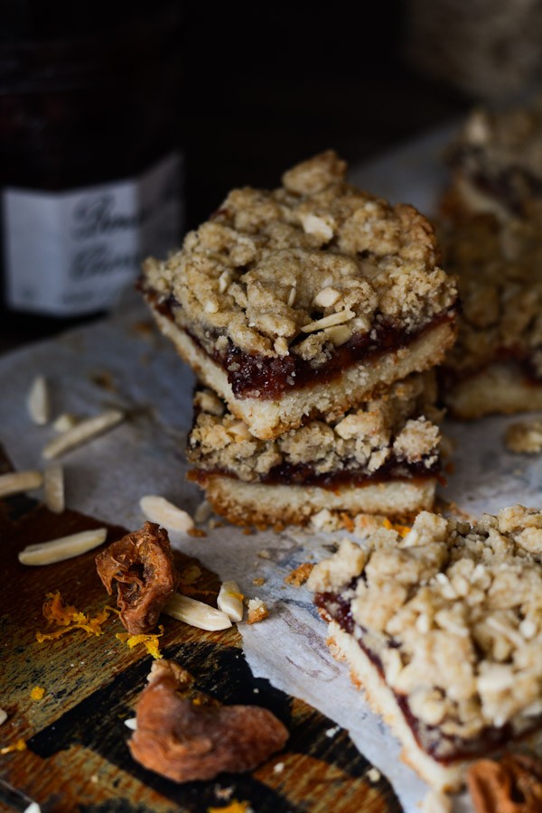 Apricot Cherry Crumb Bars Recipe