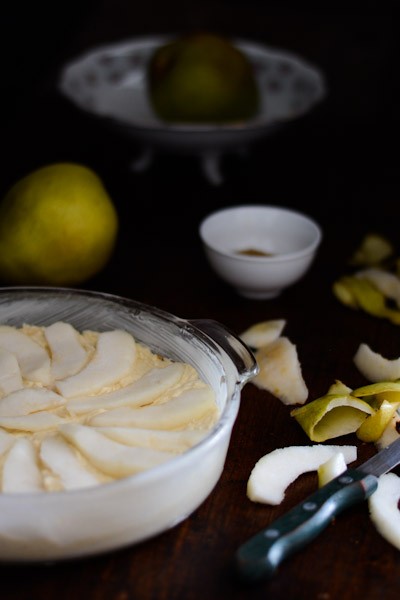 Rustic Almond Cake with Pears Recipe