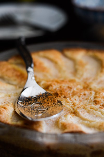 Rustic Almond Cake with Pears Recipe