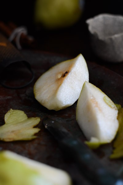 Rustic Almond Cake with Pears Recipe