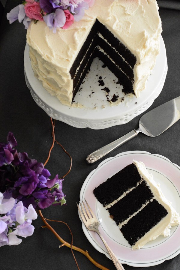 Chocolate 'Beer' Cake w Sour Cream Caramel Frosting Recipe