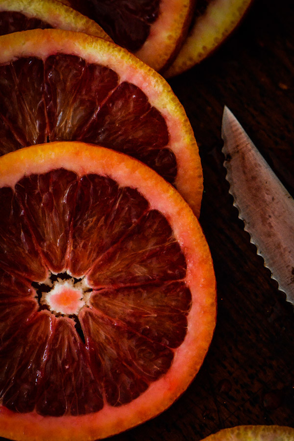 Upside-Down Blood Orange Polenta Cake Recipe