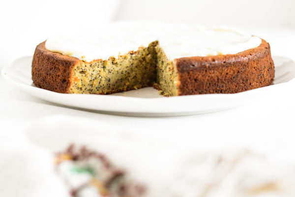 Zucchini, Lemon & Poppyseed Cake