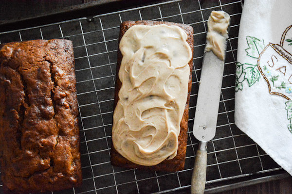 Pumpkin Bread with Brown Butter Maple Glaze Recipe