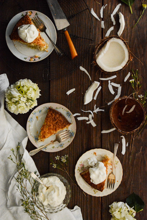 Triple Coconut Macaroon Cake Recipe