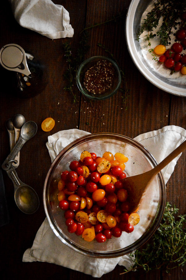 Cherry Tomato Tart with Za'atar Recipe